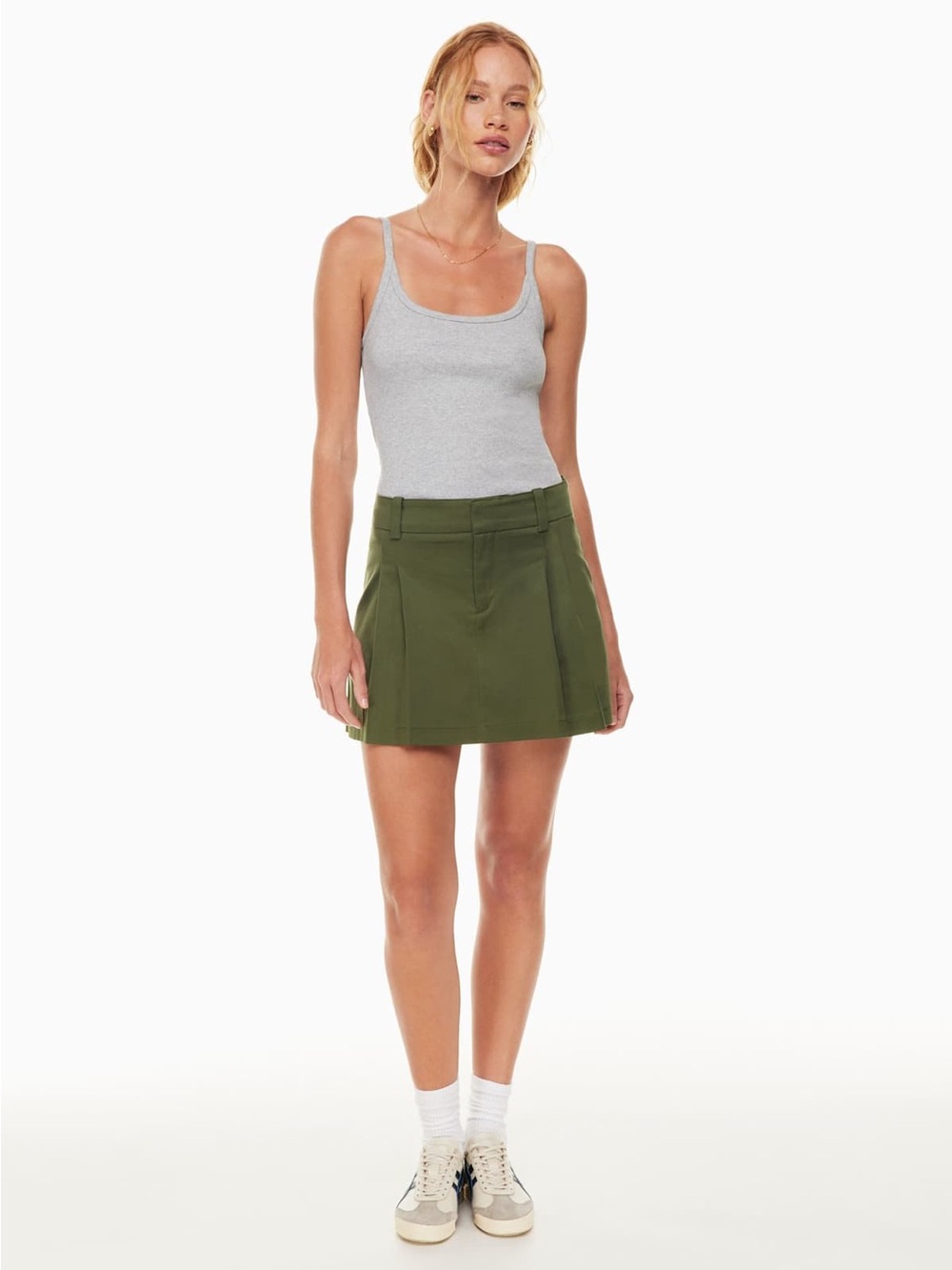 Sunday Best Rider Skirt in Fatigue Green - 2